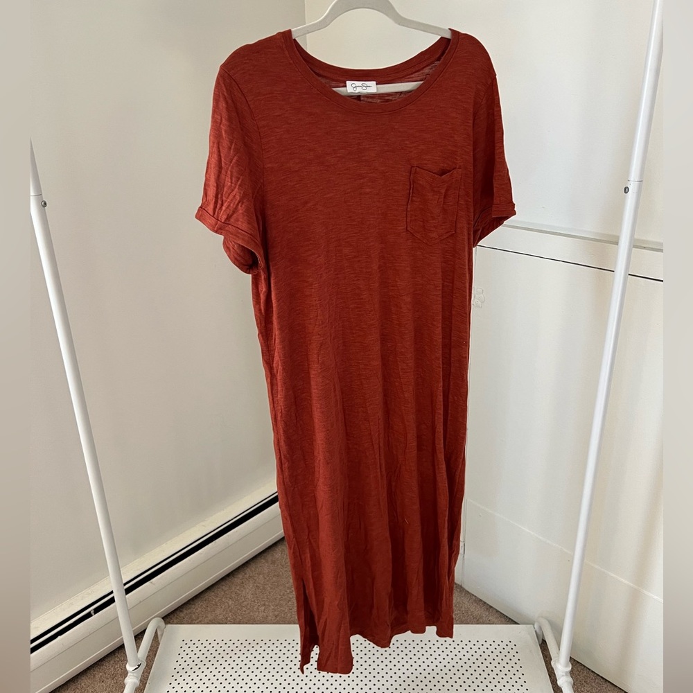 Jessica Simpson / Orange T-Shirt Dress / L